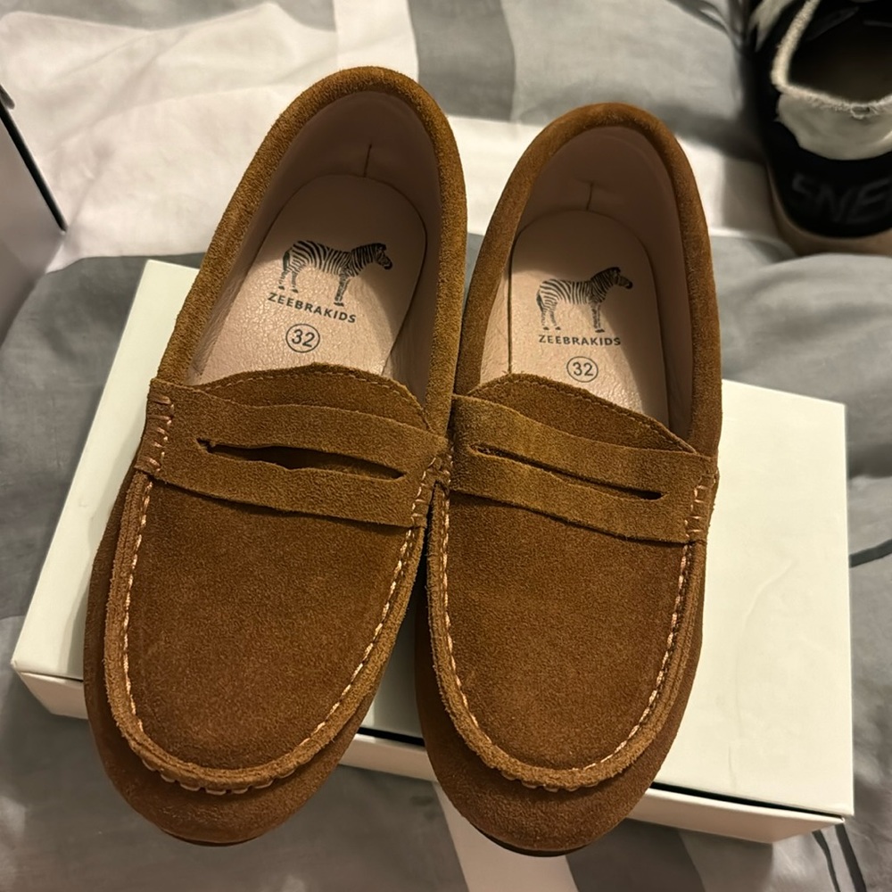 Brand new moccasins.